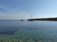 In der Bucht Papranica bei der Insel Silba.